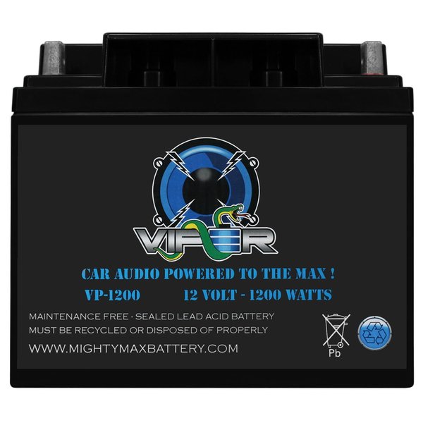 Mighty Max Battery Viper VP-1200 12V 1200 Watt Battery for Kicker CX1200.1 MAX3513390
